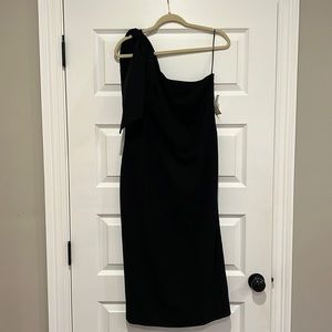 Dress the population one shoulder midi dress. Size XL. Brand new with tags.